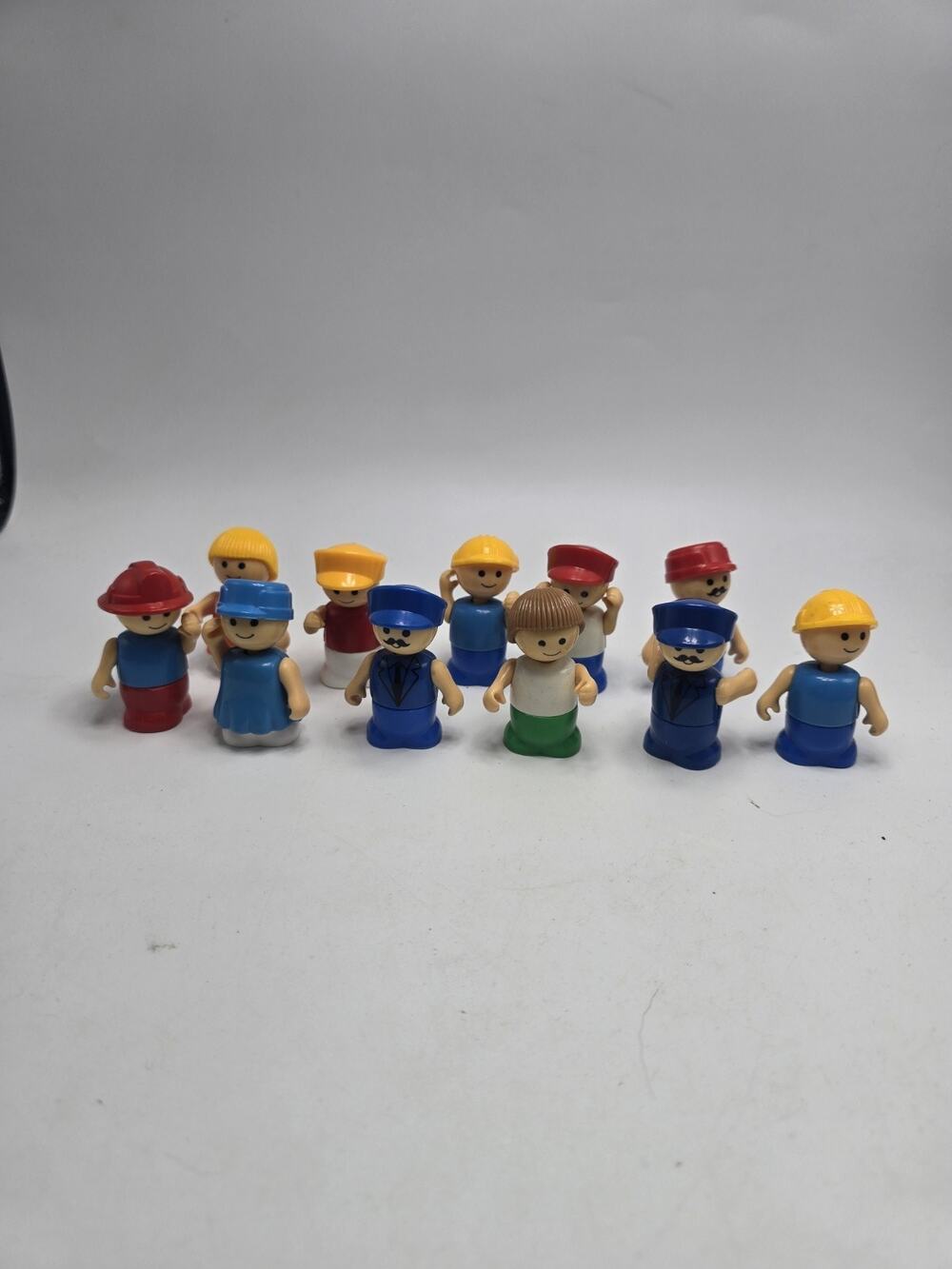 Vintage Playskool Lil Playmates People Lot Girl-Men-Boy